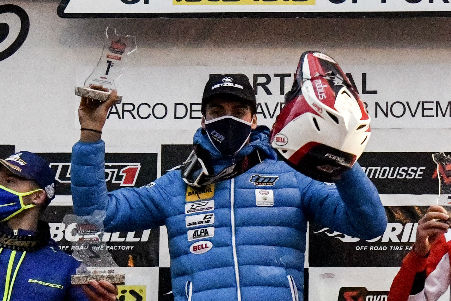 Andrea Verona in azione a Marco de Canaveses (Ph. Dario Agrati)